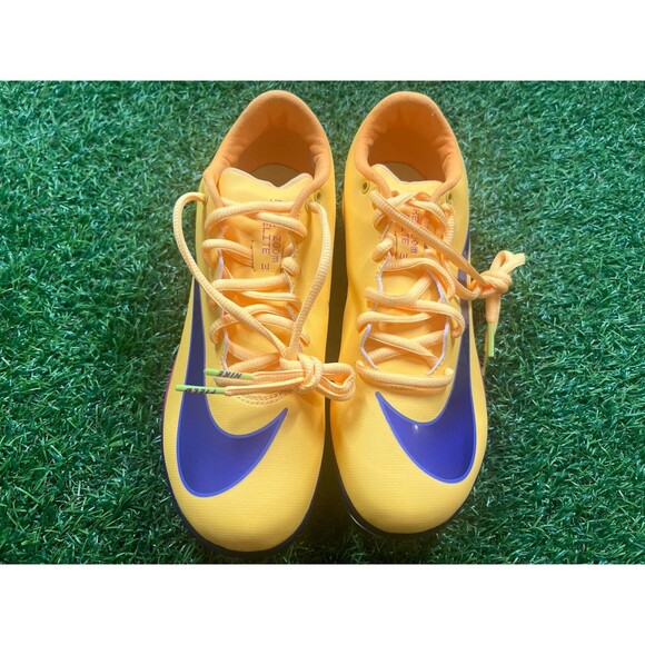 Mens 7 Nike Triple Jump Elite 3 Track & Field Spikes Citron Pulse NEW Spikes main image 6